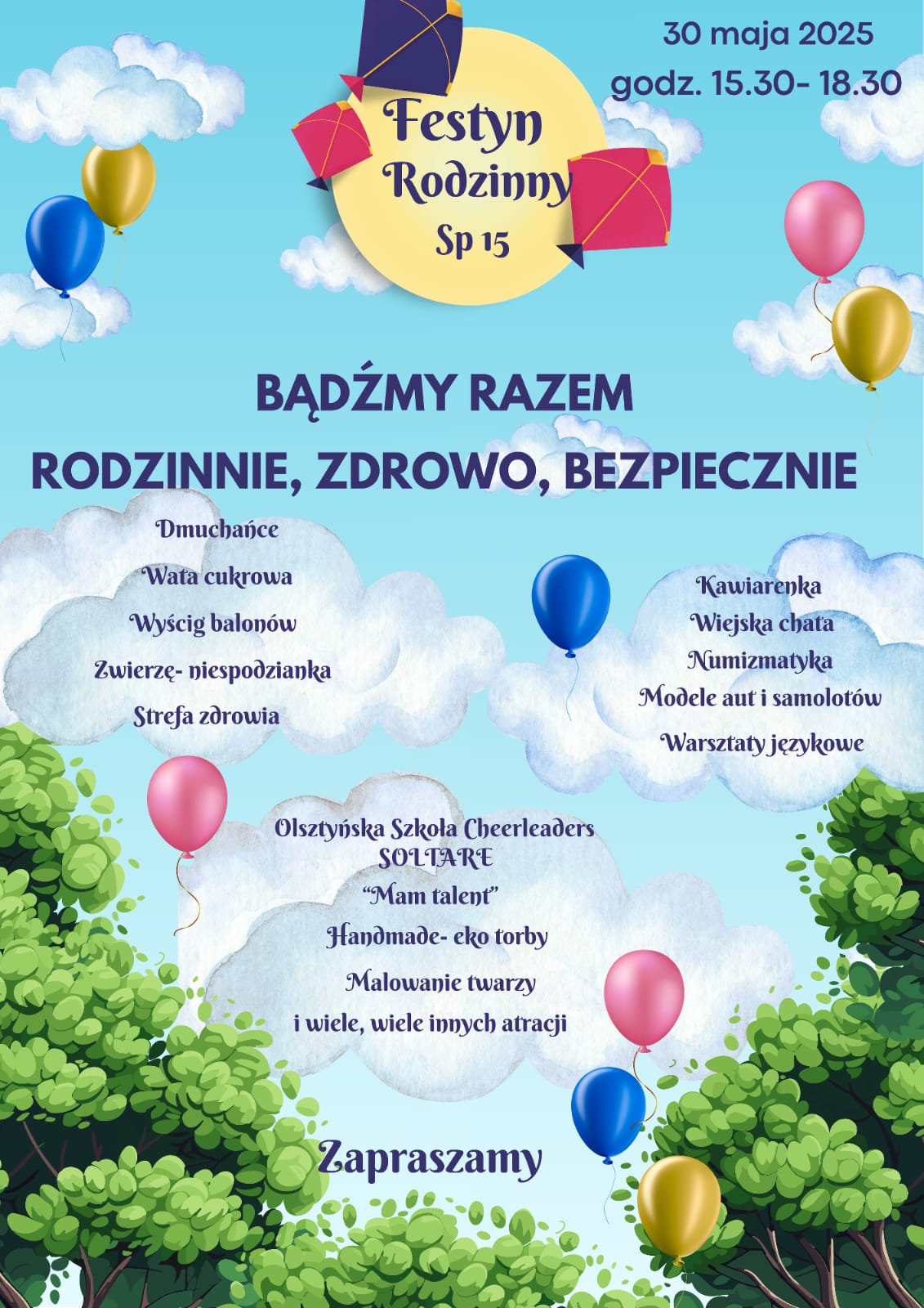 Zdjęcia, relacja z dnia otwartego w SP 15 w Olsztynie